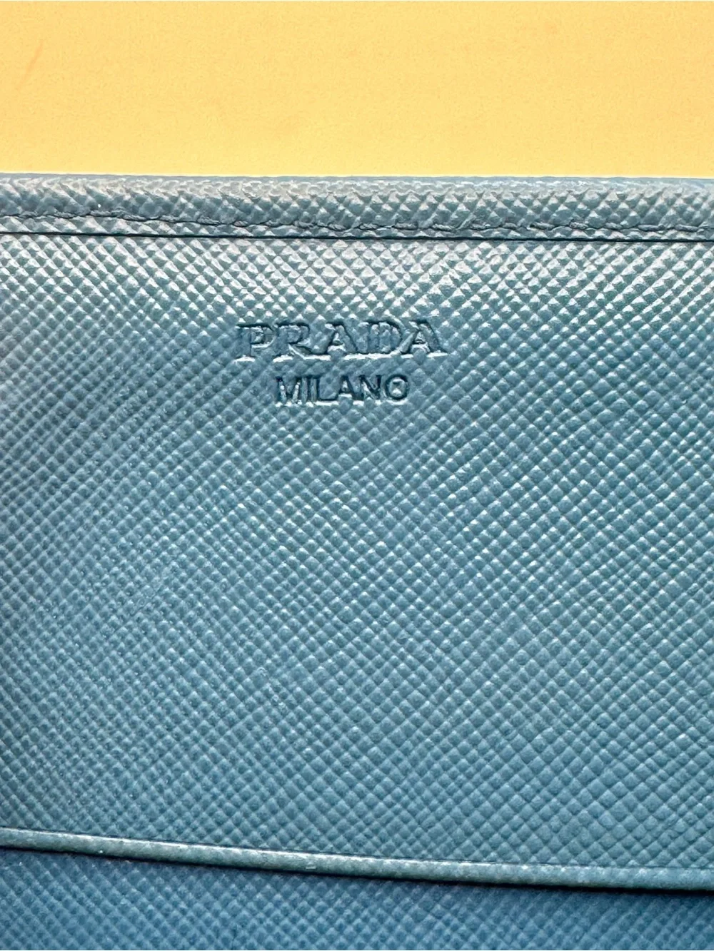 Prada sleek wallet